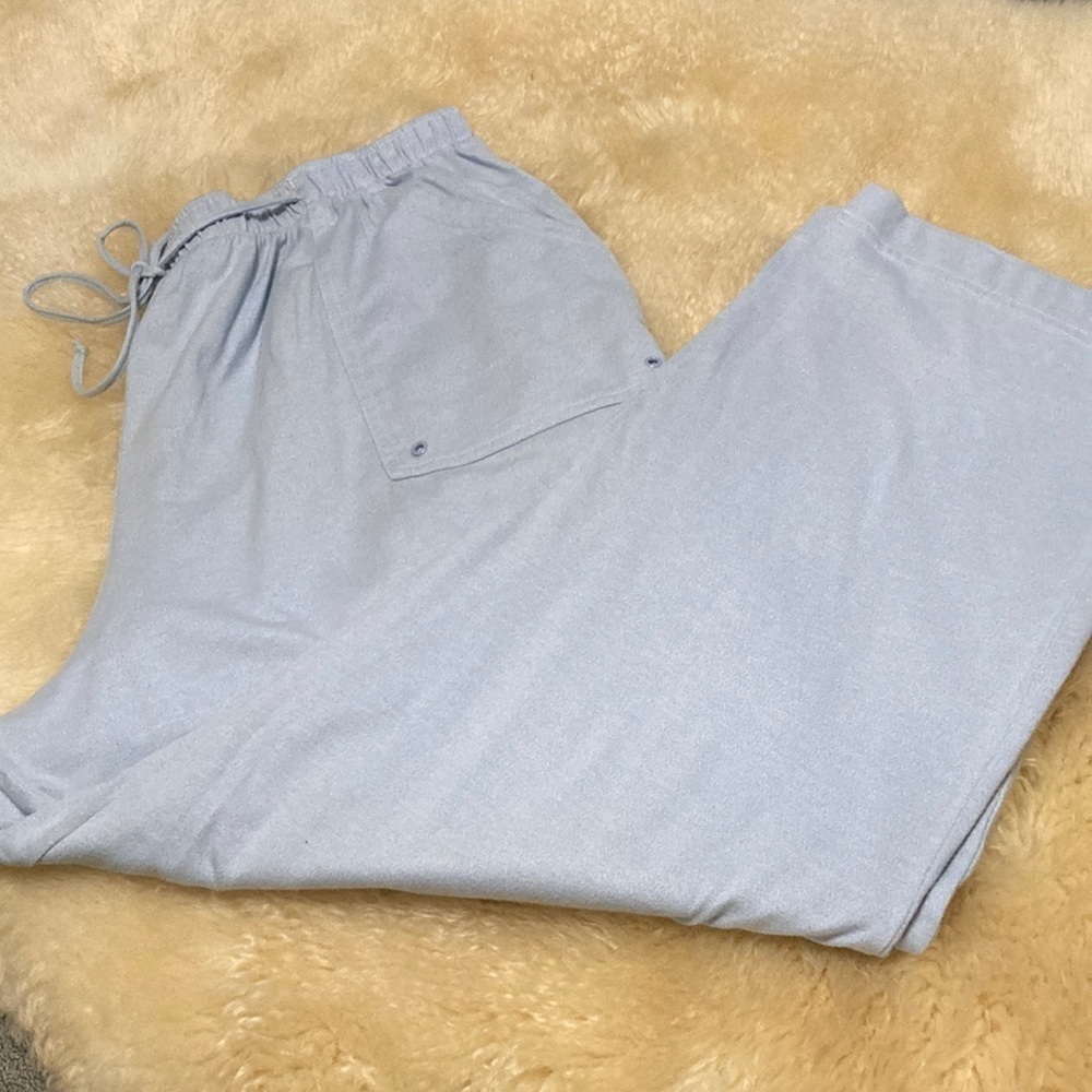 Powder blue leisure pants size 3x